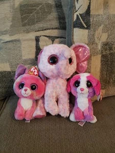 Ty Beanie Boos Collection Plush Lot of Three - Picture 1 of 2