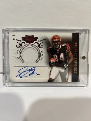 Jermaine Gresham 2010 Panini Plates & Patches RC Card Autographed 513/699 - Image 1 of 2