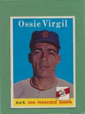 1958 Ossie Virgil #107 TOUGH CARD NM-MT CENTERED
