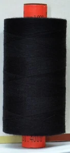 Rasant 120 Thread 1000m Colour 4000 BLACK (Old # 0020) Sewing & Quilting Thread - Imagen 1 de 2