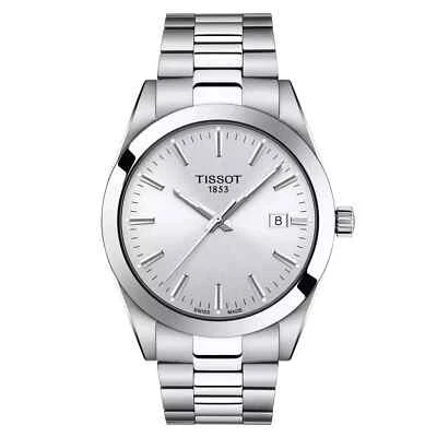 TISSOT Gentleman T127.410.11.031.00 Silver Dial Men's Watch 40 mm - Image 1 of 4