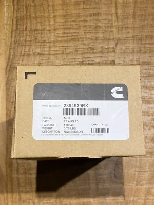 Genuine Cummins OEM NOx Sensor 2894939RX - Image 1 of 3