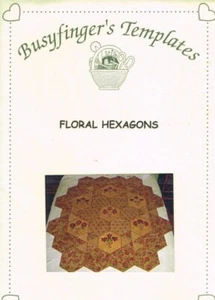 Floral Hexagons Quilt Pattern - Picture 1 of 1