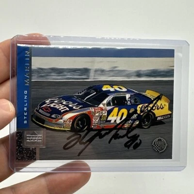 1998 Upper Deck Road to the Cup 50th Anniversary Sterling Marlin SIGNED - Image 1 of 4