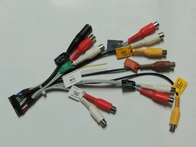 NEW PIONEER RCA HARNESS AVH-W4400NEX AVH-W4500NEX DMH-C2500NEX DMH-C5500NEX  - Image 1 of 4