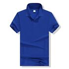 Men Women Causal Cotton Polo Shirt Jersey Short Sleeve Sport Tops