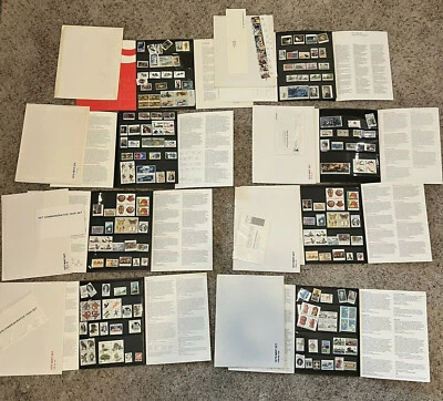 1972-79 MINT US STAMP SETS IN FOLDERS $29+ FV 1977 (x2), MISSING 1974 - Image 1 of 4