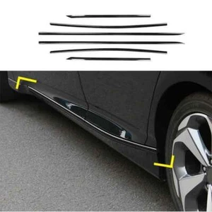 For Honda Accord 2018-2022 Black steel Body Side Door Overlay Guard Molding Trim - Foto 1 di 7