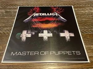 Póster de portada de álbum Metallica "Master Of Puppets" de 12" x 12" - Imagen 1 de 1