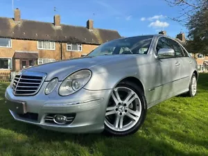 2007 MERCEDES BENZ E320 CDI W211 3.0 V6 7 SPEED AUTO TIPTRONIC SILVER 89,000 MLS - Picture 1 of 16