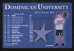 Estrellas Dominicanas--Horario Imán Tenis 2003 - Imagen 1 de 1
