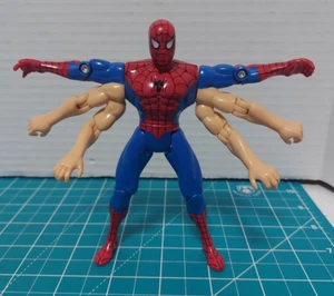 Marvel Spider-Man Animated Series Six Arm Arachnid Toy Biz Figure Vintage 1995 - Foto 1 di 5