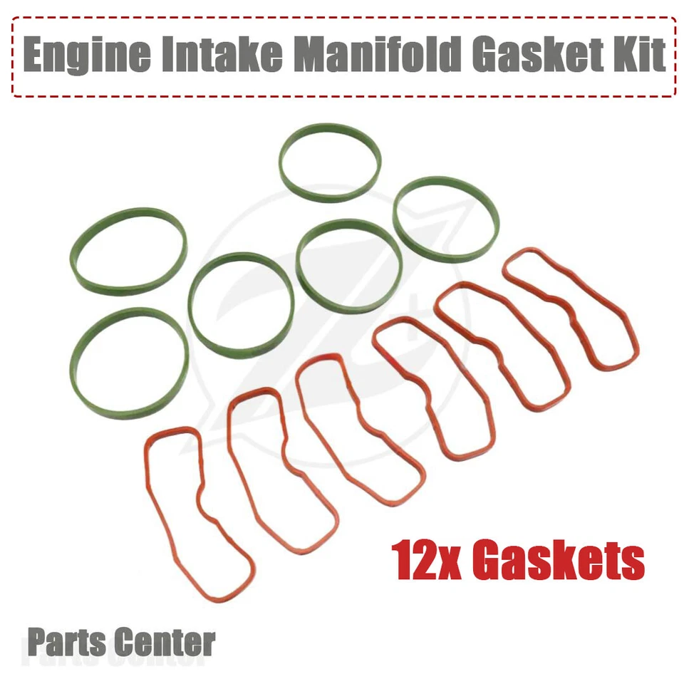 Juego de 12 juntas de colector de admisión superior e inferior para Audi A6 Quattro 2009-18 Foto 1 de 4
