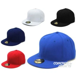 Magic Headwear The Fittie Pro Fitted Baseball Cap Caps Hat Hats Flatbill Blank - Picture 1 of 6