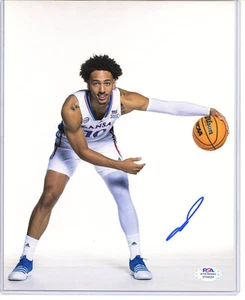 Jalen Wilson auto autograph 8x10 photo signed PSA sticker Kansas Jayhawks - Picture 1 of 2