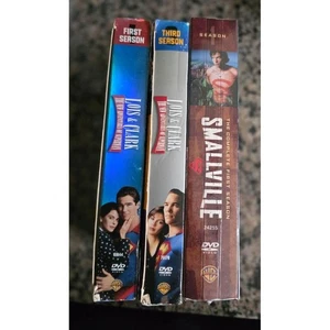 Lois & Clark New Adventures of Superman Season 1 + 3/Smallville Season 1 Dvd Lot - Picture 1 of 7
