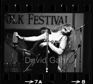 '68 Janis Joplin Newport Folk Fest Legendary Singer Original 35mm Negative A683 - Picture 1 of 1
