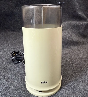 Molinillo de especias de café Braun 4041 KSM2 120V 60Hz 150W blanco crema beige. Probado. Foto 1 de 4