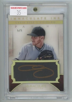 Immaculate Collection #44 Chris Sale 2014 tinta inmaculada holograma automático dorado 5/5 Foto 1 de 2