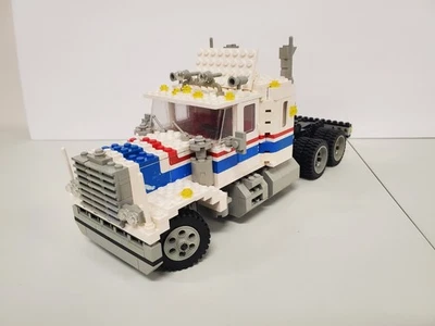 Lego 5580 -Model Team- Highway Rig Truck 1986 - 99% Complete - 1 Window Sub READ - Image 1 of 4