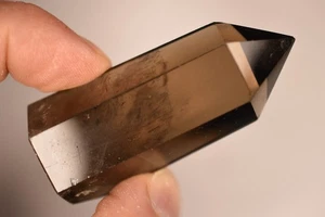 *SMOKEY QUARTZ* Generator 6.5cm 60.3g Natural Smoky Polished Crystal Endurance - Bild 1 von 15