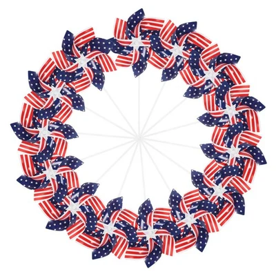 18 Stück Garten-Windrad, patriotische Windräder, Garten-Windrad- , 4. Juli - Bild 1 von 4