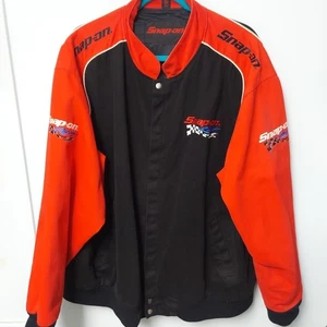 Snap-On Tools Racing Jacket Extra Large Brushed Twill  Embroidered NASCAR - Picture 1 of 14