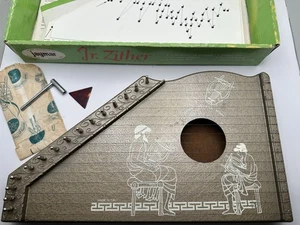 Vintage 60er Jr. Harbert Milano Zither - Made In Italy Komplett - Bild 1 von 8