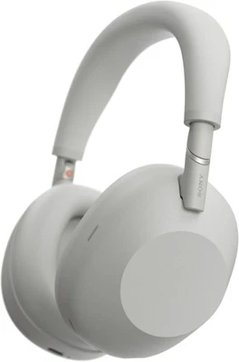 Sony WH-1000XM6 Flagship Noise Cancelling Over-Ear Wireless Kopfhörer Silber - Bild 1 von 4