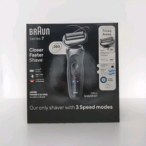 Afeitadora eléctrica Braun Series 7 7188cc 360 Flex impermeable para hombre en húmedo/seco 3 velocidades - Imagen 1 de 5