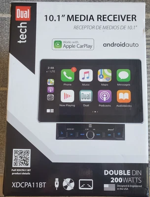 10.1"Double Din Car Stereo with Apple Carplay & Android Auto Play Radio Dash(A5) - Image 1 of 4
