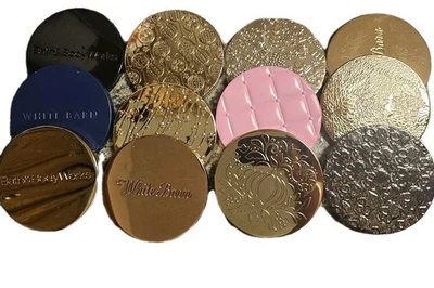 Bath & Body Works, tapas de velas de 3 mechas White Barn SOLO (12) Foto 1 de 4