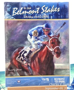 June 5th, 2004 136th Belmont Stakes Official Past Performance Program - Picture 1 of 2