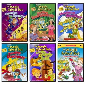 The Magic School Bus 6x DVD Collection (DVD, 2004) Region 4 (Scholastic) SEALED - Picture 1 of 17