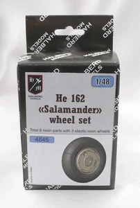He 162 "Salamander" Halberd Models wheels set 1/48 kit - Picture 1 of 9