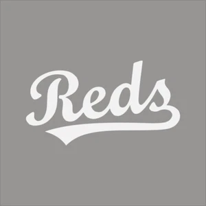 Cincinnati Reds #7 MLB Team Logo 1 Color Vinyl Decal Sticker Window Car Wall - Picture 1 of 7