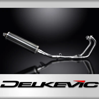 Silenciador de carbono ovalado Suzuki GW250 Inazuma 2013-2017 escape completo 2-1 18" Foto 1 de 4