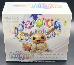 Caja Entrenador Elite Exclusiva Centro Pokémon Evoluciones Prismáticas Sellada de Fábrica - Imagen 1 de 6