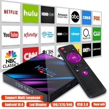 H96 MAX Smart TV BOX Android 10.0 4G 32/64GB Quad Core 4K Media Player Upgrade