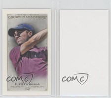 2016 Upper Deck Goodwin Champions Canvas Minis Blank Back Justin Thomas #68