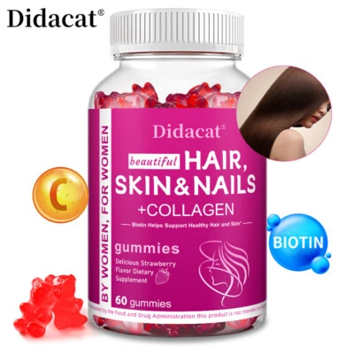 Gomitas péptido de colágeno premium hidrolizadas para antienvejecimiento (tipo I, II, III) Foto 1 de 4