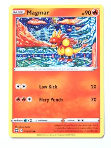 Magmar 019/172 (NM, Pokémonkarte, brillante Sterne, 2022, Feuer, üblich) - Bild 1 von 2