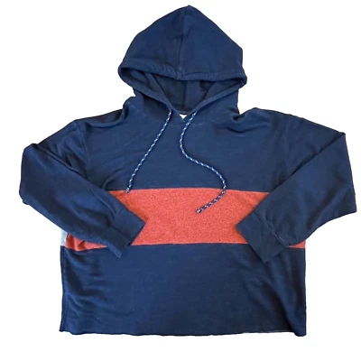 Sudadera con Capucha Sundry Tejida Color Negro Azul Marino Rojo Talla 3/Grande Salón Informal Foto 1 de 4