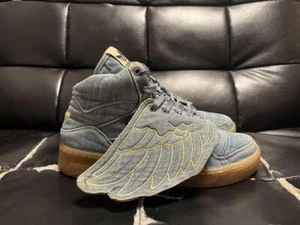 Adidas Originals Jeremy Scott Wings Denim Men's shoes Limited Size US 8.5 #3 - Picture 1 of 9