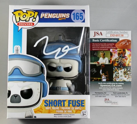 KEN JEONG SIGNED PENGUINS MOVIE SHORT FUSE FUNKO POP FIGURE AUTOGRAPH JSA COA Cover
