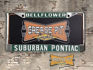 Suburban Pontiac Bellflower License Plate Frame - Picture 1 of 3