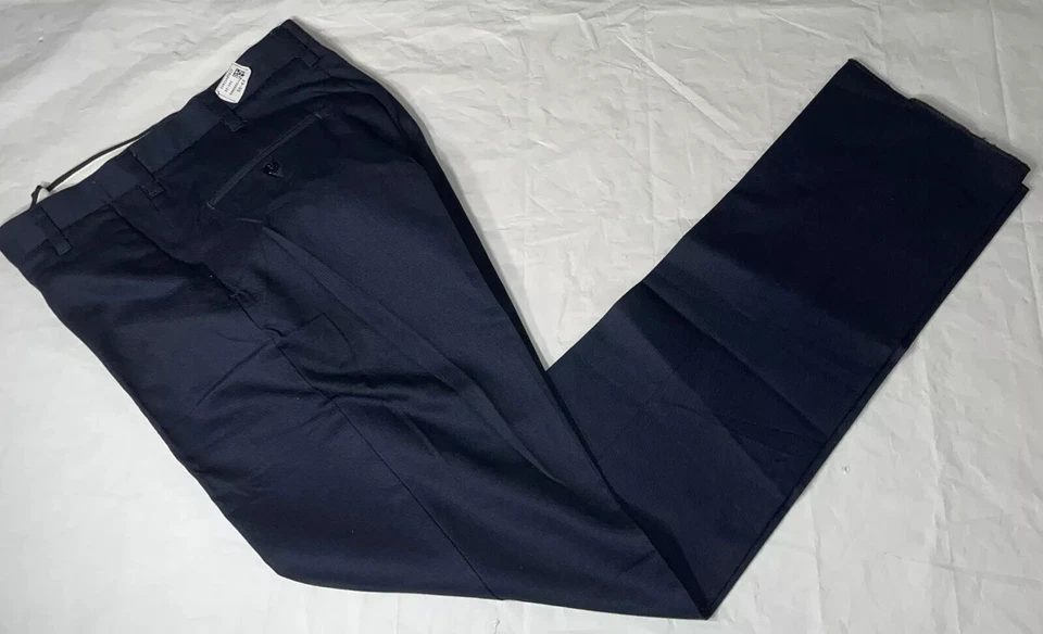 Cintas 945-20 Men's 100% cotton Size 38x30 Navy Blue Uniform Work Pants VG A - Image 1 of 1