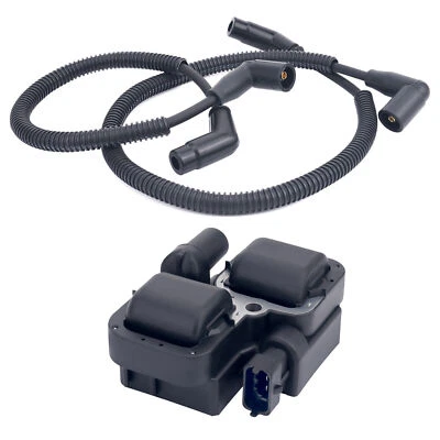 Ignition Coil & Spark Plug Wire For For Can Am Outlander 500 570 650 800 1000 - Image 1 of 4