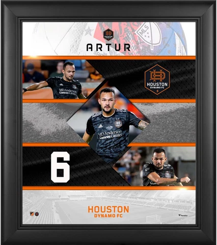 Artur Houston Dynamo Framed 15'' x 17'' Stitched Stars Collage Cover