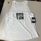 Nike Aeroswift Mens Medium Elite Pro Singlet Boston Marathon Tank White Runner